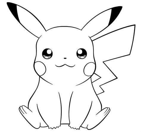 pikachu para colorir|Pikachu para Colorir: +60 Desenhos Lindos para Imprimir!